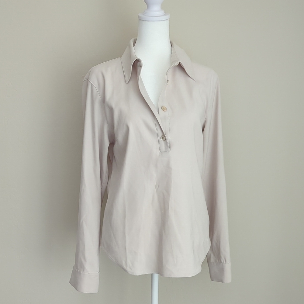 J. Crew Women's Beige Button Down Shirt, S